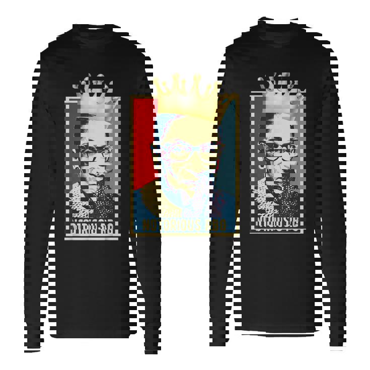ヴィンテージ・ノトーリアス Rbg-ルース・ベイダー・ギンズバーグ・コート 長袖Tシャツ