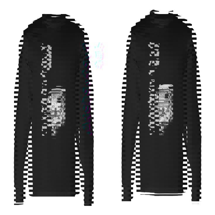 上司がトゥクトゥク乗りです ユーモアデザイン 長袖Tシャツ