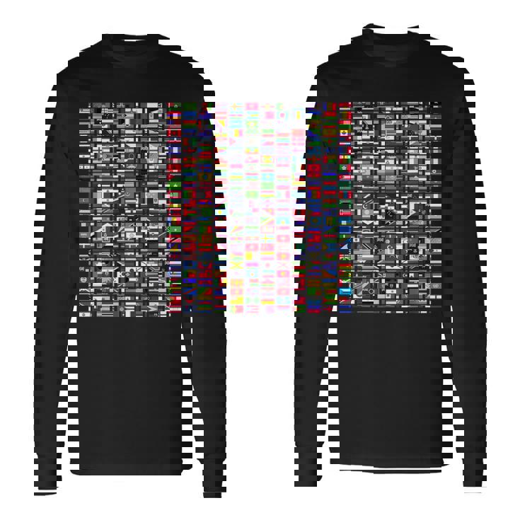 世界の国旗国際287 長袖Tシャツ
