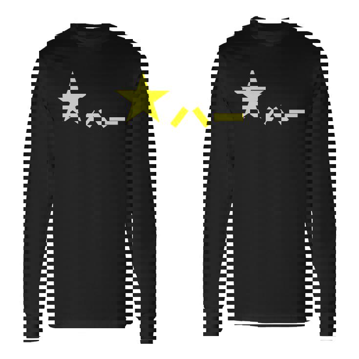 中国軍人民解放軍旗中国武装部隊 長袖Tシャツ