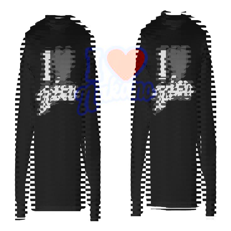 中野が大好き 長袖Tシャツ