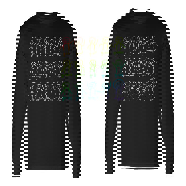 代数ダンスおかしい関数グラフ図科学数学方程式 長袖tシャツ 長袖Tシャツ ギフトのアイデア