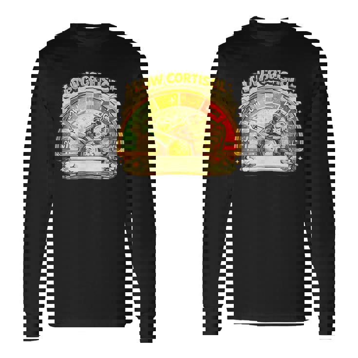 低コルチゾールレベル 長袖Tシャツ