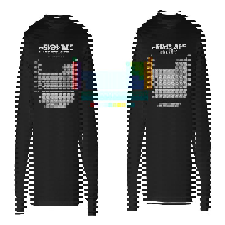 元素周期表 化学 長袖tシャツ 長袖Tシャツ