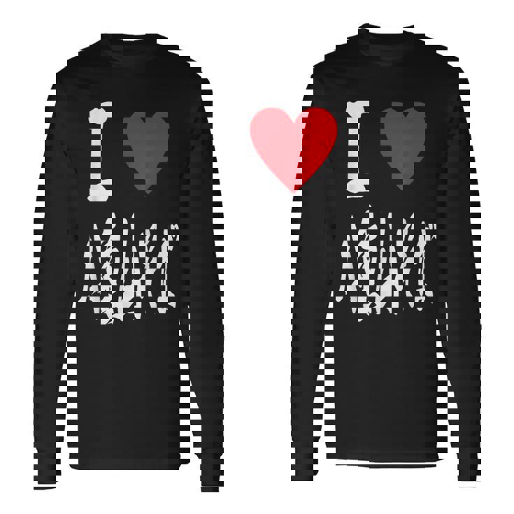 八重山そば 大好き 石垣 沖縄島そば八重山沖縄料理石垣 長袖Tシャツ