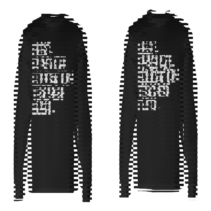 史上最高の体育教師 面白い Pe先生 長袖Tシャツ