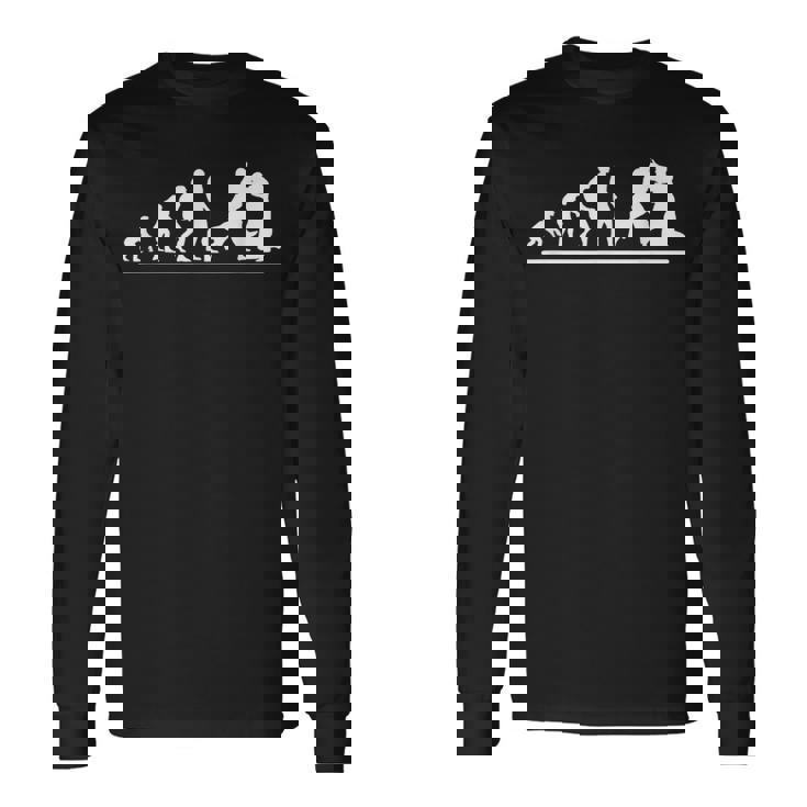 合気道 進化 男性 面白い 合気道 長袖Tシャツ