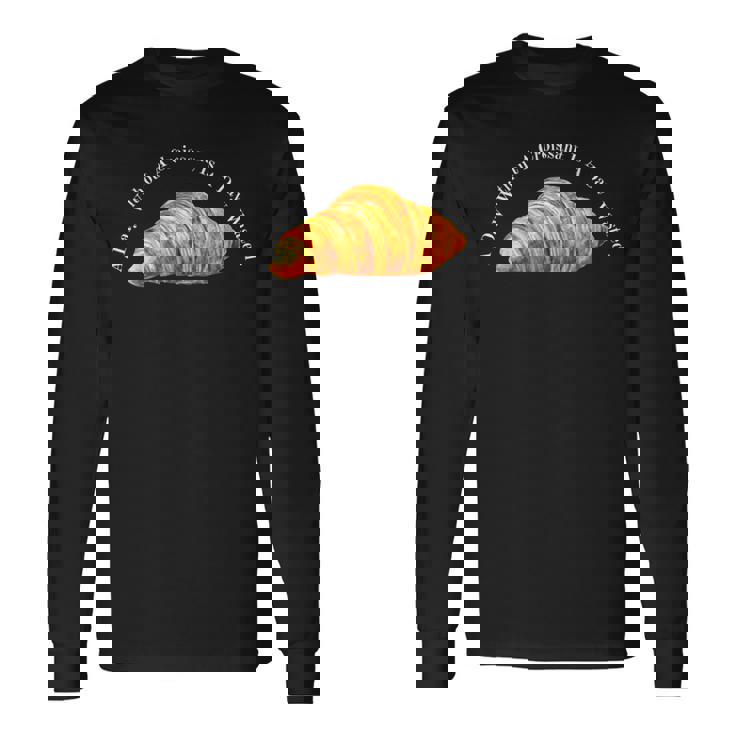 国立クロワッサンの日 長袖Tシャツ