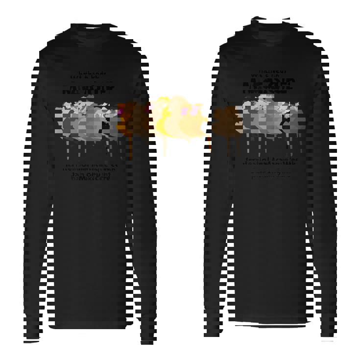 国際マカク週間2024er2 長袖Tシャツ