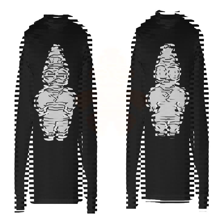 土偶 どぐう【ゆるフレンズ】遮光器土偶 歴史土器 長袖tシャツ 長袖Tシャツ