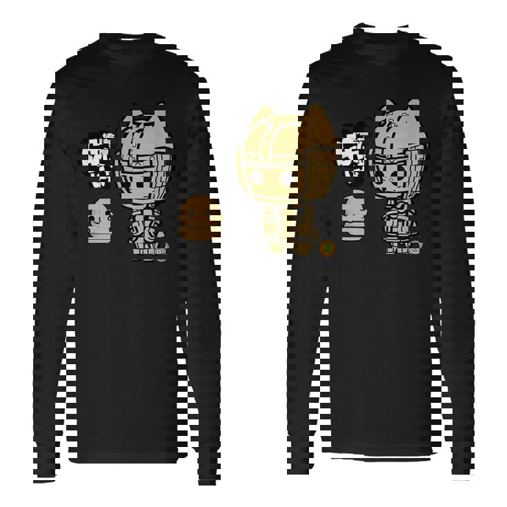 埴輪猫はにゃにゃ_003 長袖Tシャツ ギフトのアイデア