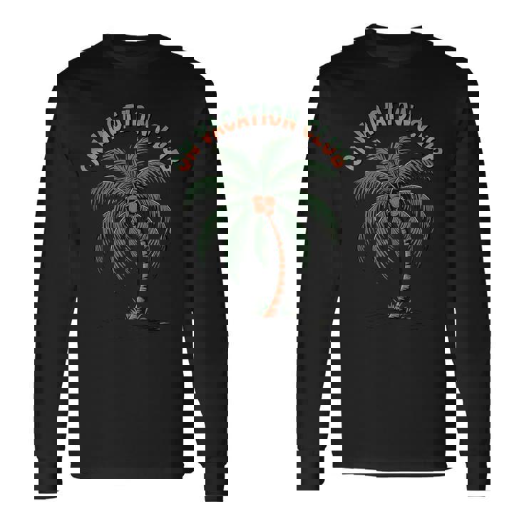 夏ビーチフェスティバル休暇夏休み Onacation Club 長袖Tシャツ