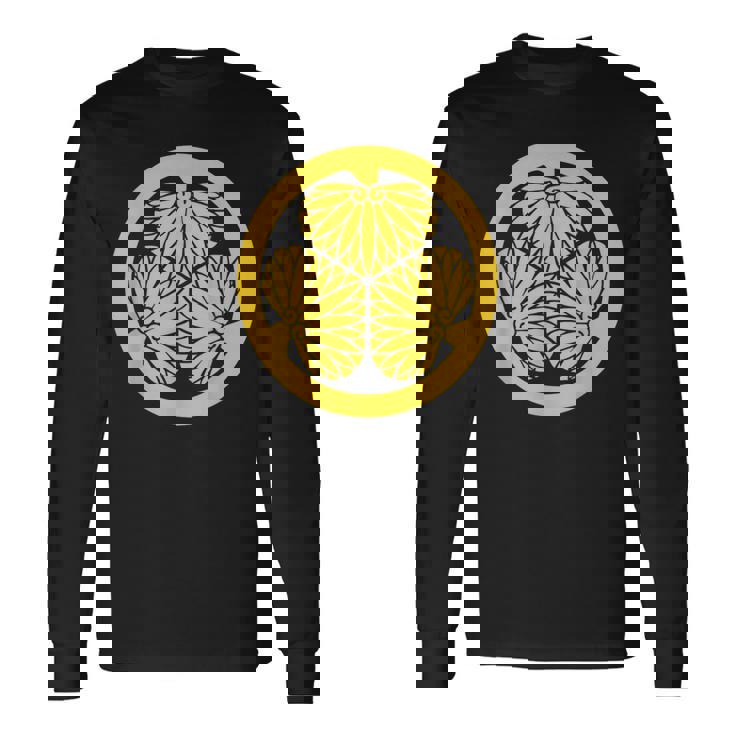 徳川氏族の紋章 将軍 日本 長袖Tシャツ
