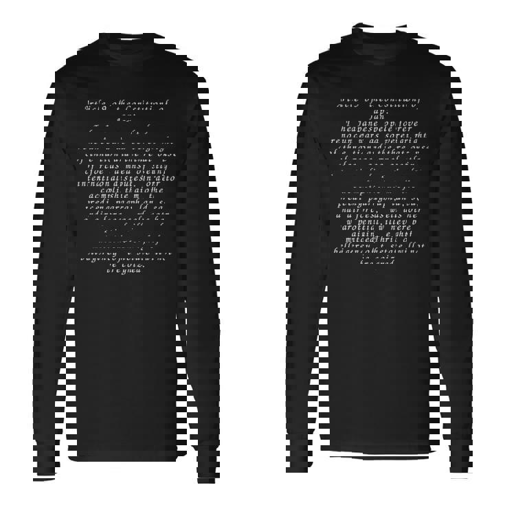 憲法9条 日本 反戦 長袖tシャツ 長袖Tシャツ