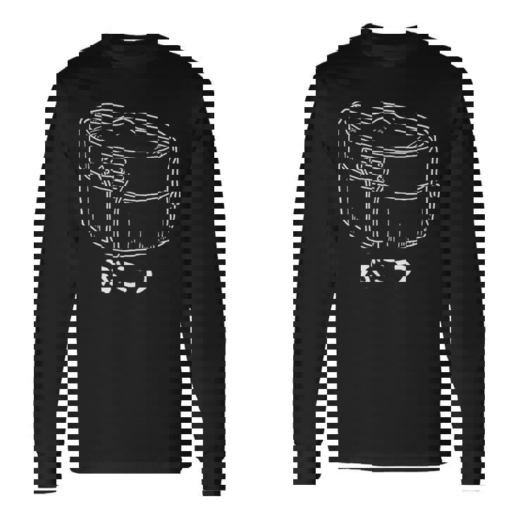 戦闘飯盒2型はぶこつ 長袖Tシャツ