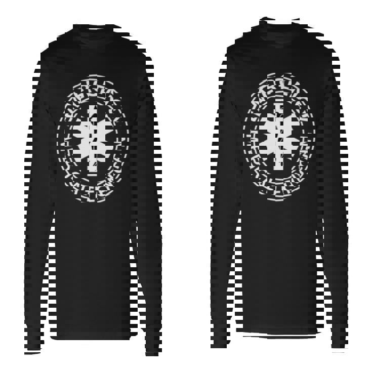 救急医療技術者 Emt Ems メンズ レディース 救急救命士 長袖tシャツ 長袖Tシャツ