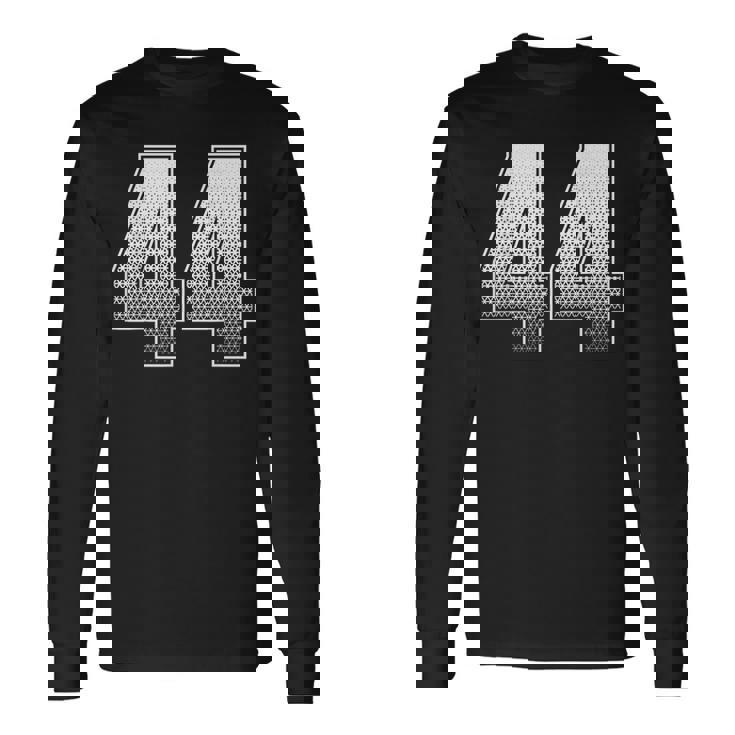 数字 番号 44 四十四 長袖Tシャツ