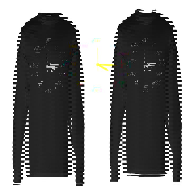 数学腕時計 数学ギフト 数学士 長袖Tシャツ