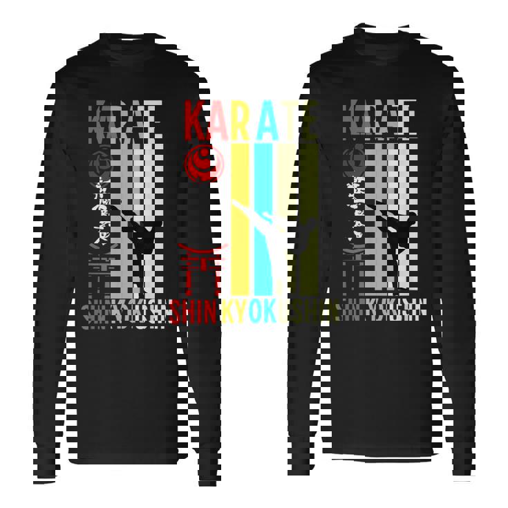 新極真 空手 緑健二 トレーニング いちげき きゅう 長袖Tシャツ