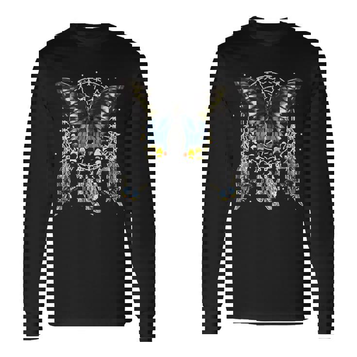 昆虫学者 蝶 昆虫 蝶 黒アゲハチョウ 長袖Tシャツ