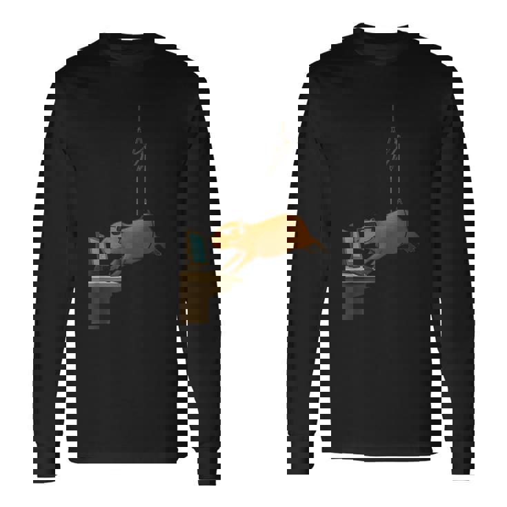 最高にクールなカピバラスパイインハイスト 長袖Tシャツ