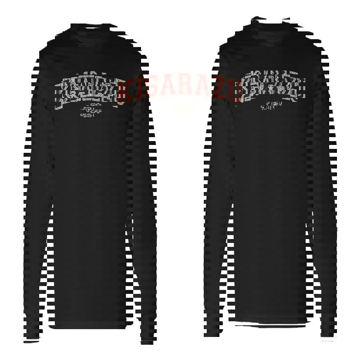 木更津木更津 日本都市観光スポーツ 長袖Tシャツ