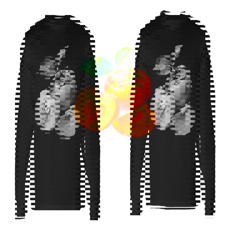 柿 長袖Tシャツ