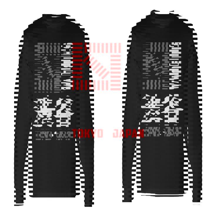 渋谷 東京 日本 お土産 和漢字 渋谷 交差点 長袖Tシャツ