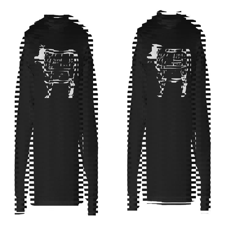 牛肉部位 長袖Tシャツ
