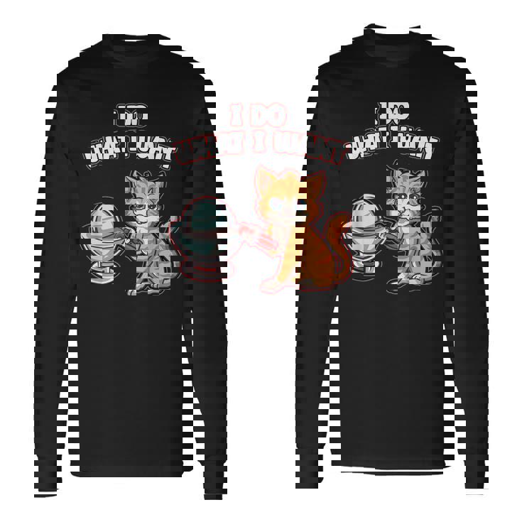 猫 デーモンコア 核 メンズ キッズ レディース おもしろサイエンス 長袖Tシャツ ギフトのアイデア