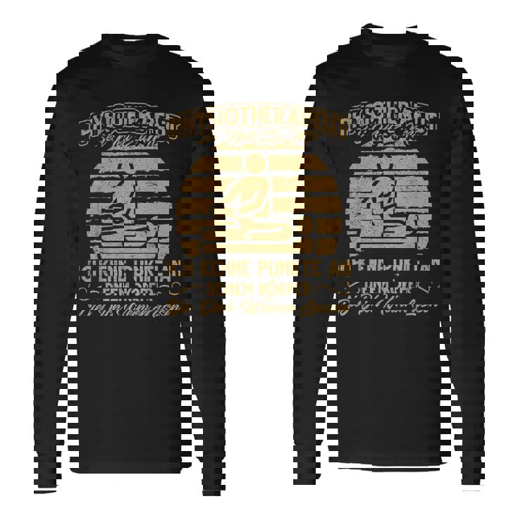 理学療法士 面白い 長袖Tシャツ