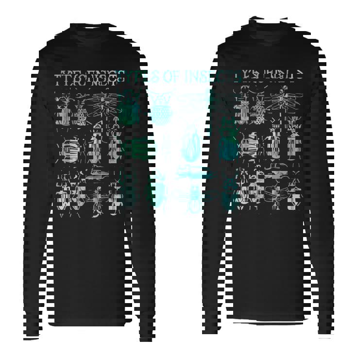 生物学 甲虫の種類 昆虫愛好家 長袖Tシャツ