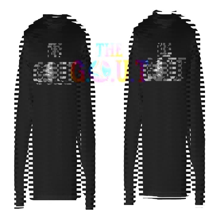 痛風戦士 炎症性関節炎啓発 ポダグラ痛風 長袖Tシャツ