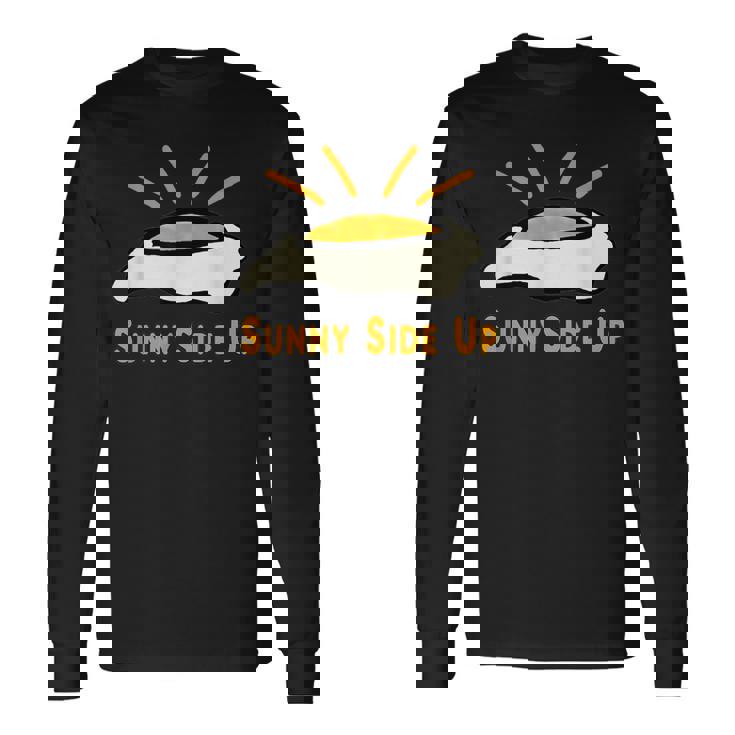 目玉焼き サニーサイドアップ 長袖Tシャツ