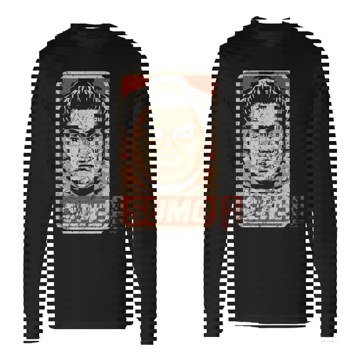 相撲 力士 日本語 漢字 アニメ レスリング 日本 お土産 長袖Tシャツ