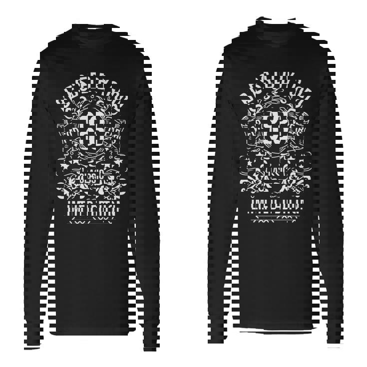 神様から祝福され 83歳 ヴィンテージ Happy 83歳の誕生日 長袖tシャツ 長袖Tシャツ