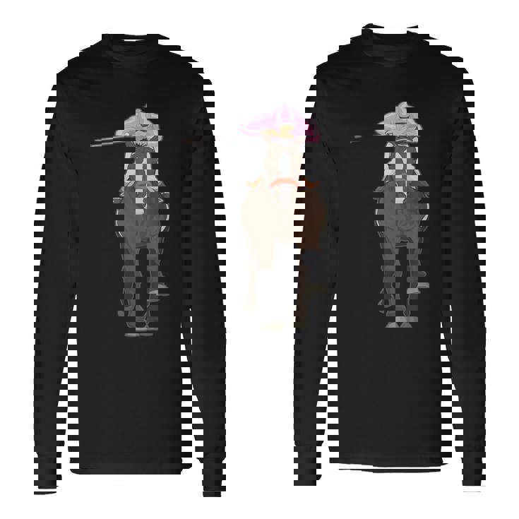 競馬 ブリーズ かわいい サラブレッド スポーツ 楽しい 勝負 場所 長袖Tシャツ