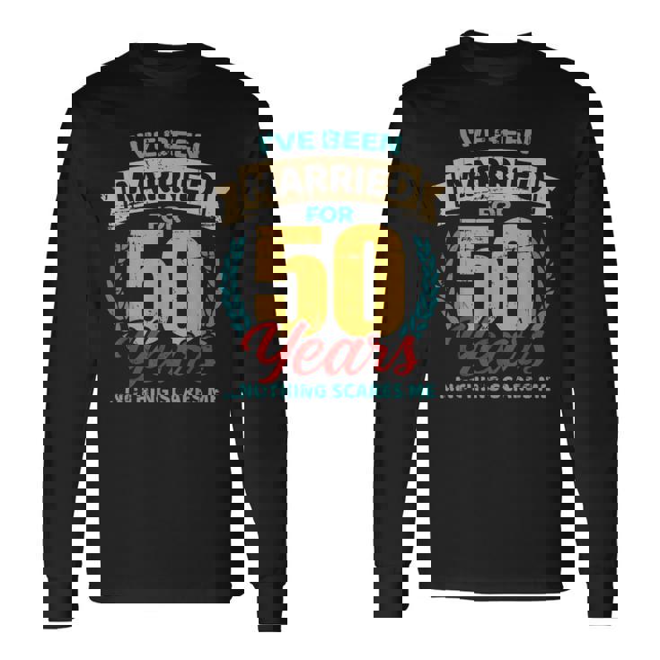 結婚50年目 結婚50周年 長袖Tシャツ