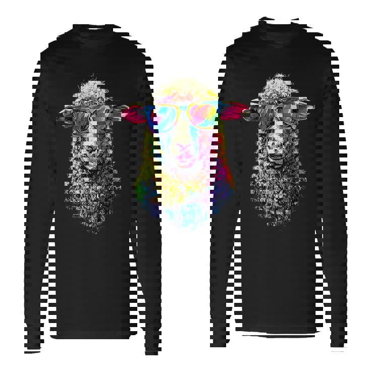 羊 子羊 小型羊 国産羊 羊飼い 甘い羊 長袖Tシャツ