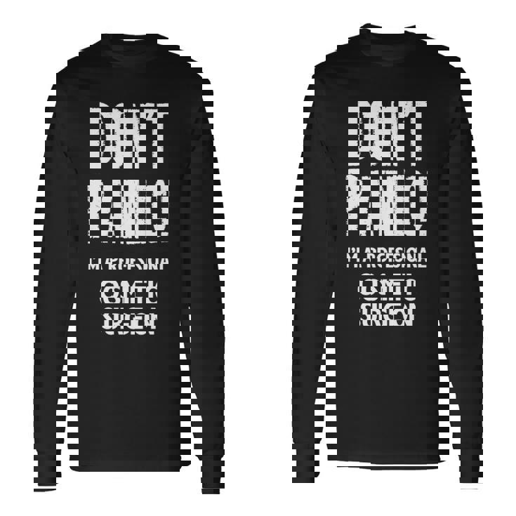 美容外科医 長袖tシャツ 長袖Tシャツ