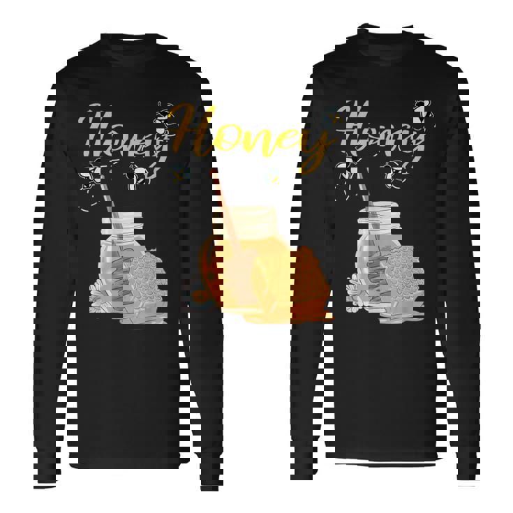 蜂蜜 養蜂 ギフト 養蜂 蜂 長袖Tシャツ