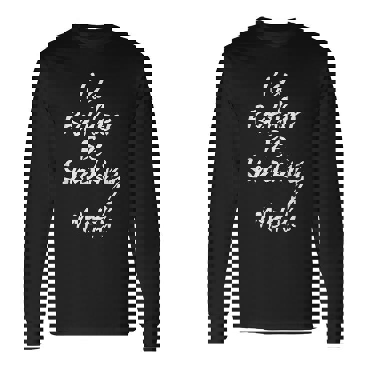 覚醒剤は吸いたい 長袖Tシャツ