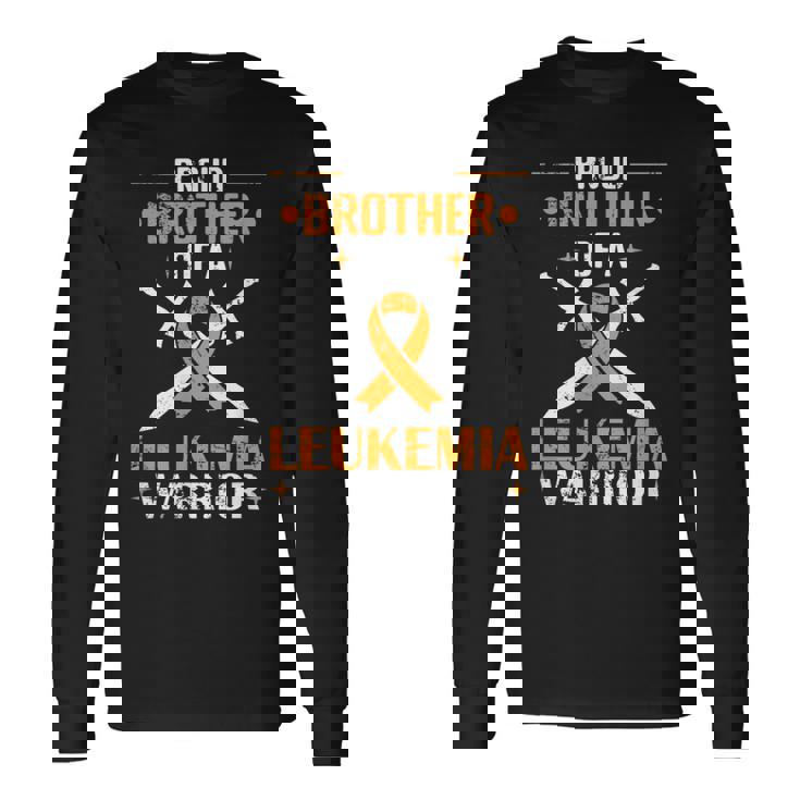 誇り高き兄弟 白血病戦士 長袖Tシャツ