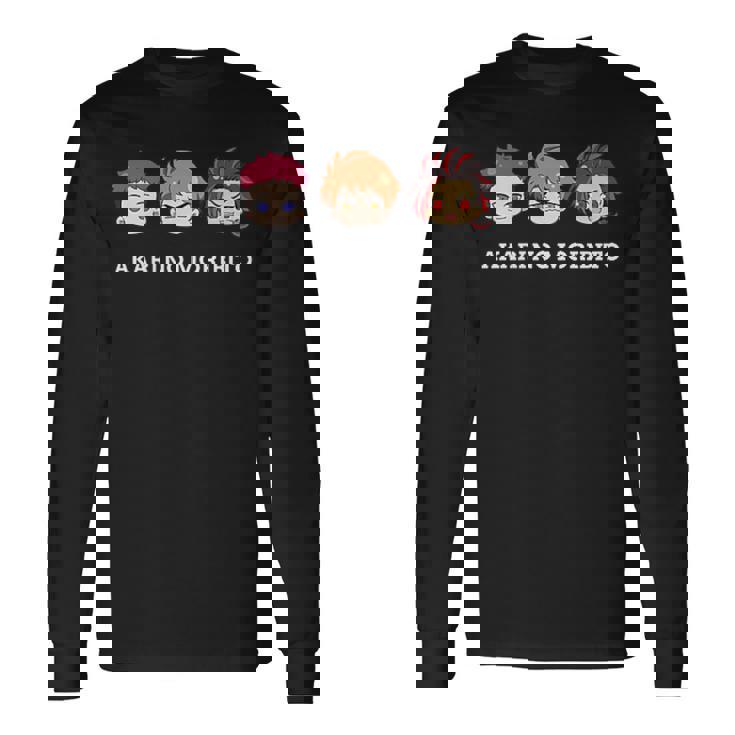 逆光 -土佐ノ双璧- あつ守りくん 長袖Tシャツ