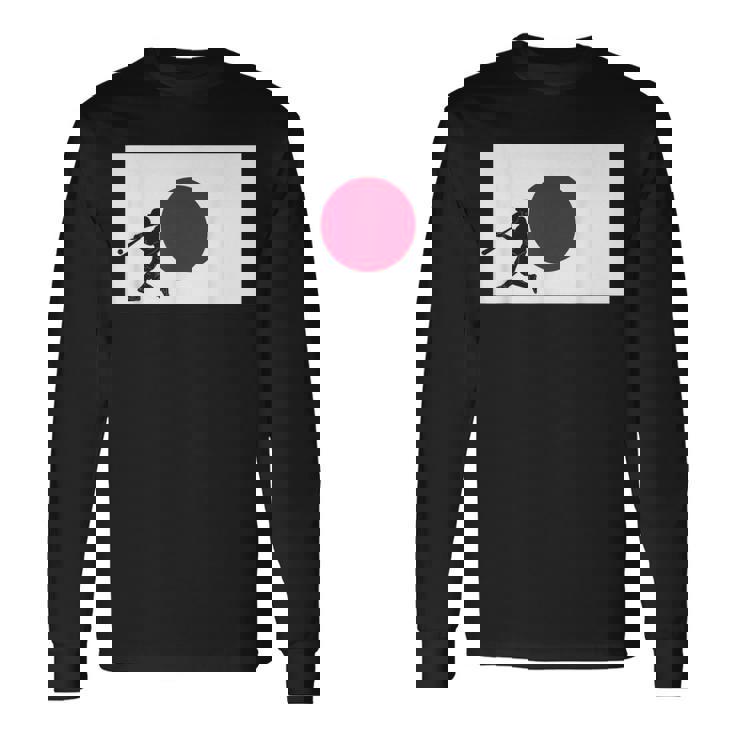 野球 試合 リーグ 日本国旗 アジアン代表 選手 長袖Tシャツ