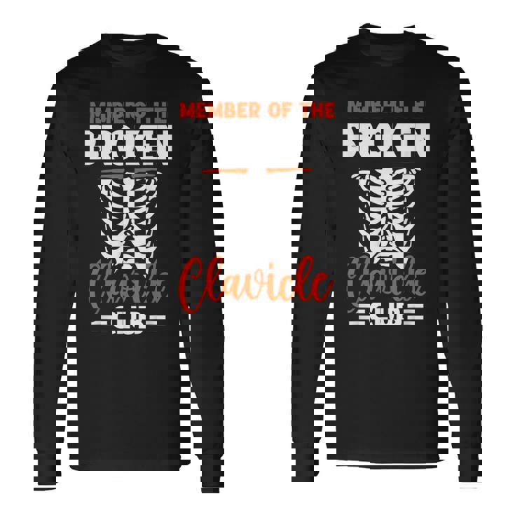 鎖骨骨折クラブのメンバー 手術 鎖骨 リカバリー サポート 鎖骨骨折 長袖Tシャツ