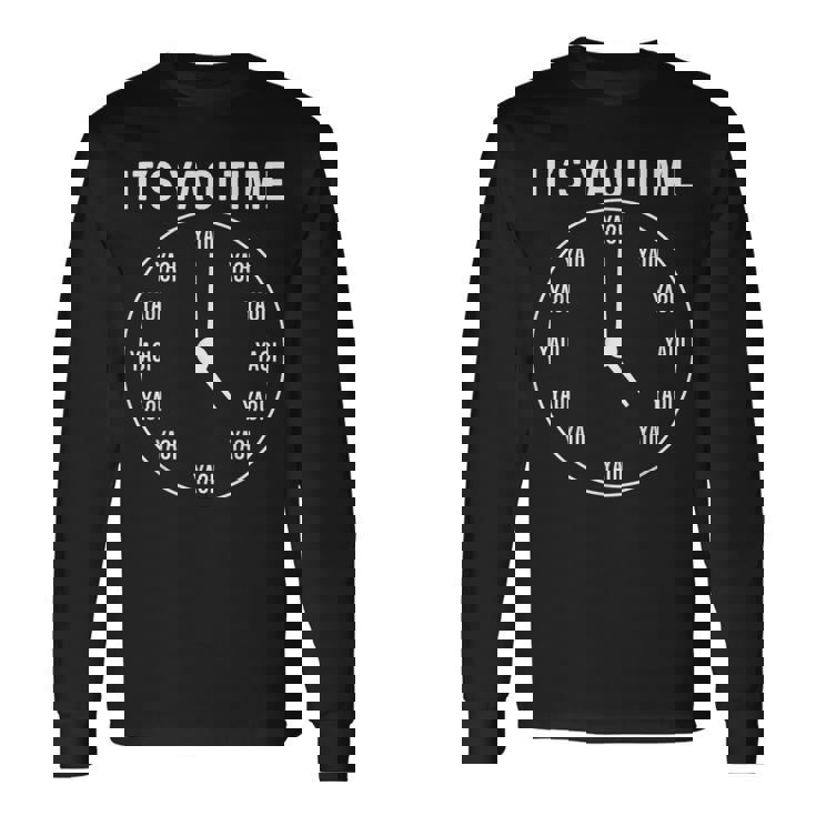 面白いやおいアニメ漫画 Bl やおいタイム 長袖Tシャツ