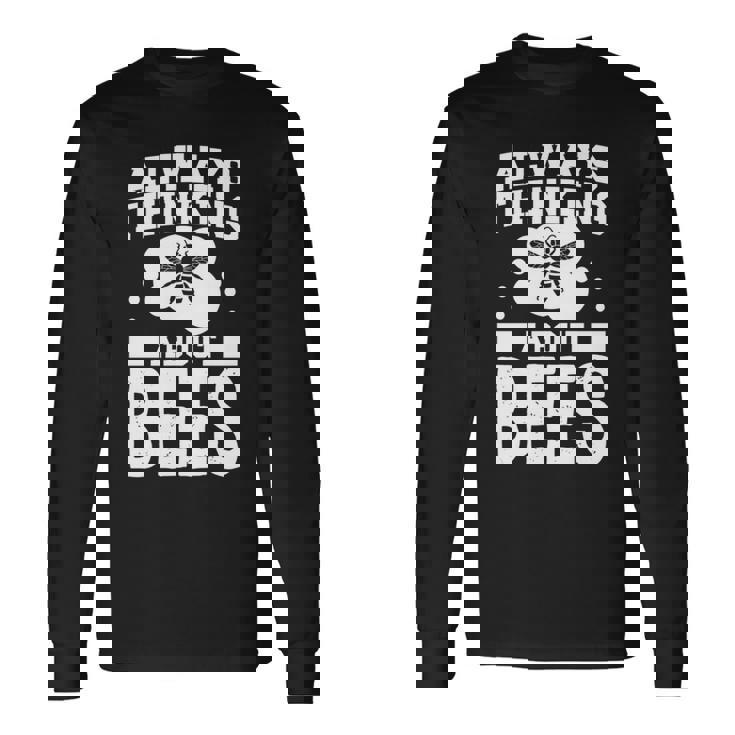 養蜂 養蜂服 メンズ 蜂を考える 長袖tシャツ 長袖Tシャツ