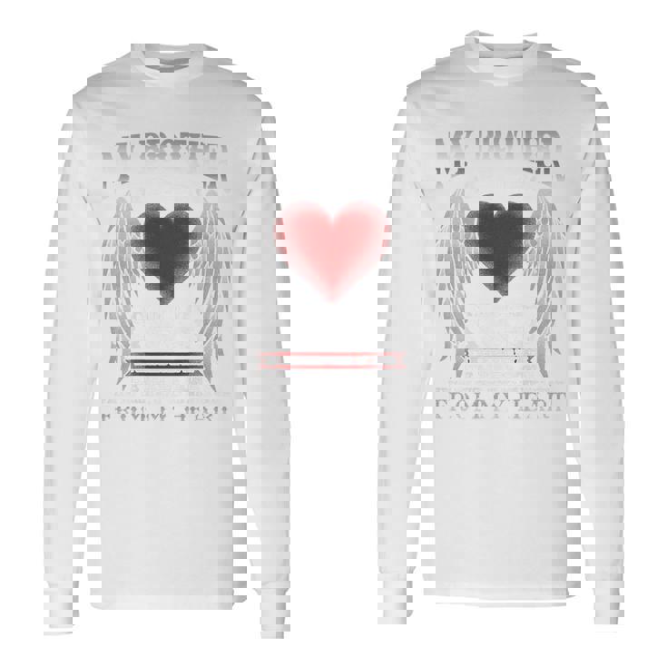 バックプリント My Guardian Angel Brotherメモリアル 長袖Tシャツ