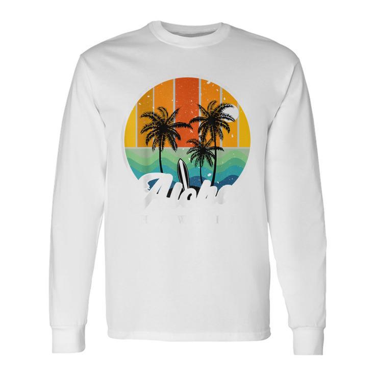Aloha Hawaii Palm Beach Chemise Hawaïenne Pour Enfants Adolescents Garçons T-shirt à manches longues